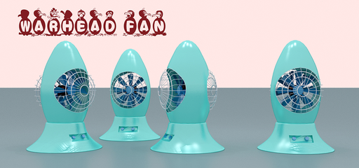 雙扇葉彈頭風扇 360°全方位送風，革新工業與家庭生活體驗